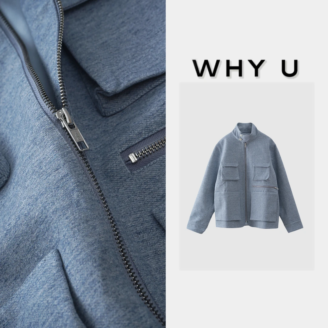 WHY U-25SS早春浅蓝机能外套【蓝雾】