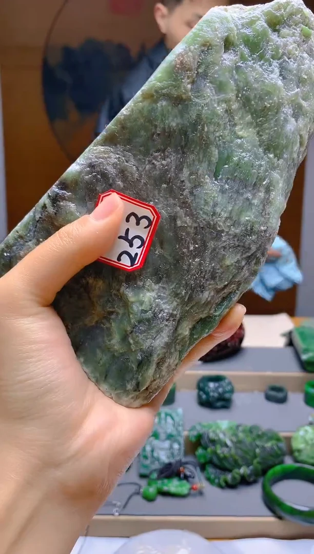 【闪购商品】和田玉（碧玉）珠宝半成品未镶嵌1