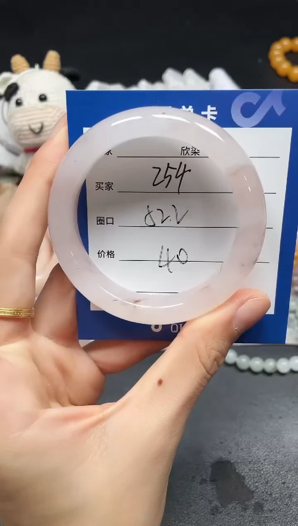 未镶嵌手镯石英质玉254