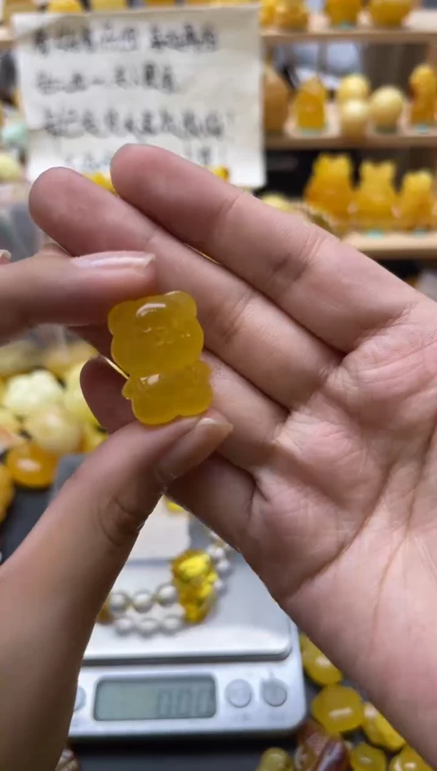 琥珀未镶嵌珠宝奇石100琥珀蜜蜡微瑕