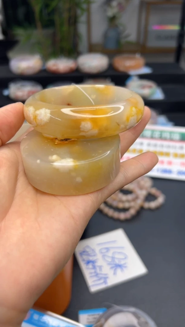 【闪购商品】石英质玉手镯未镶嵌A846(58圈赠送镯心)