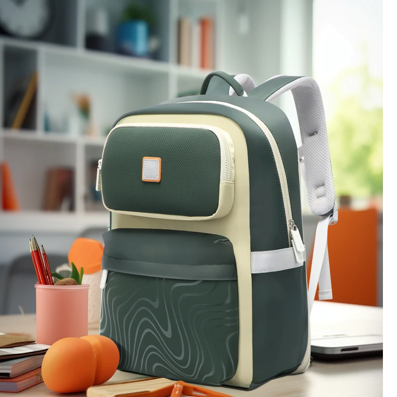 【3年级-初中】博牌新款智能减震书包男初减负护脊背包女生