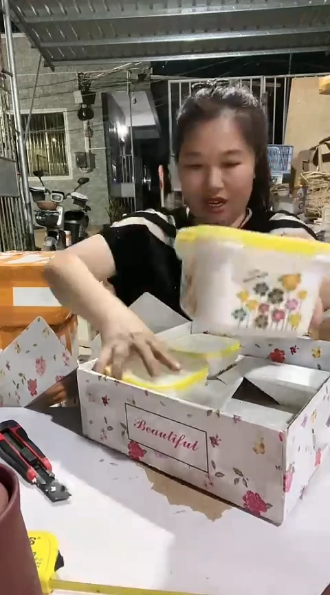 瑕疵风车花3件套