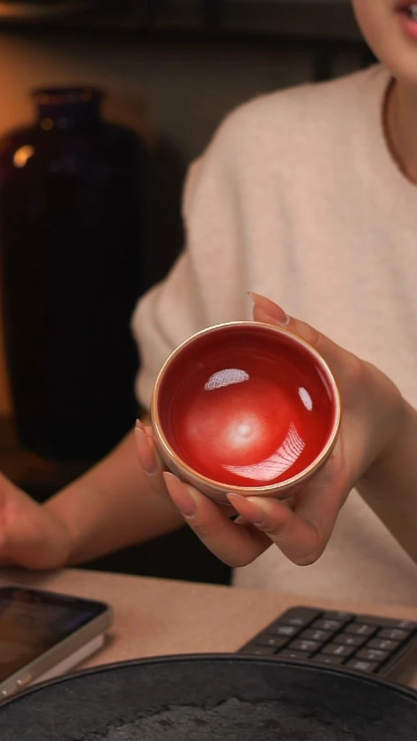 【闪购商品】【瓷辉钧窑】主人杯