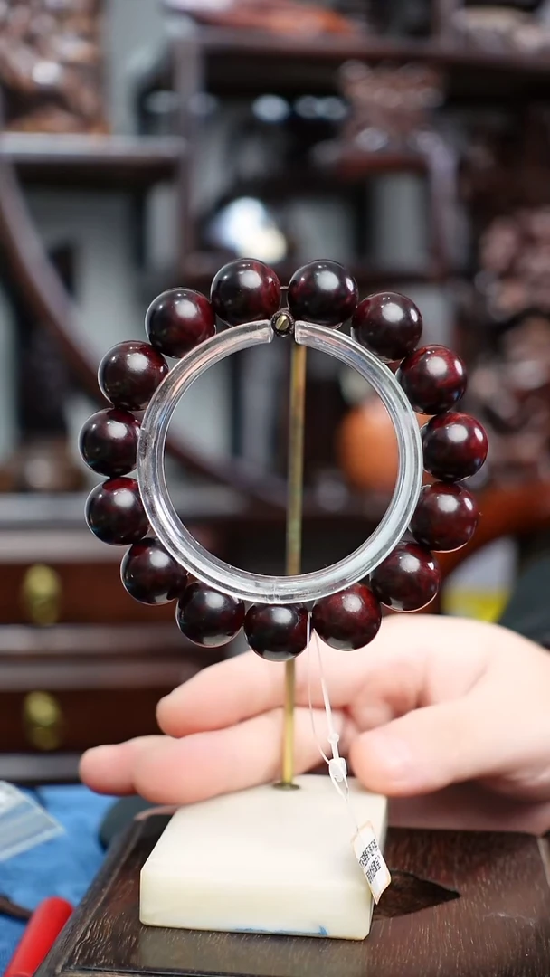 木本降真香红降花梨公1.5土埋料手串36g