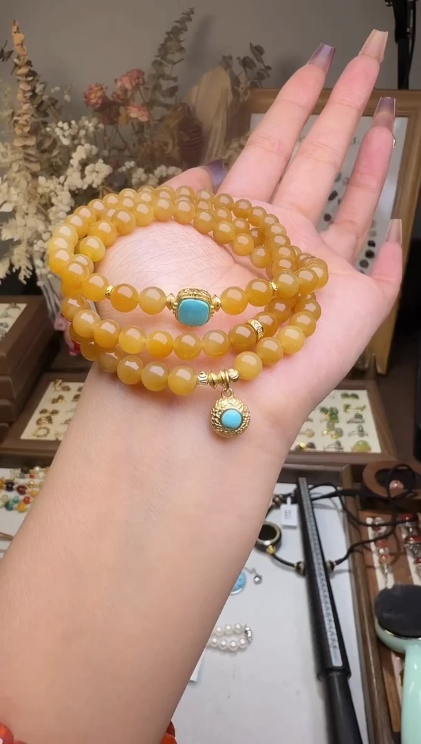 水晶摆件未镶嵌珠链