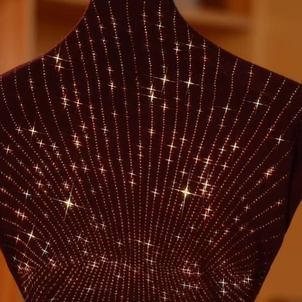 丝年.线条款重工烫钻上衣内搭打底衫气质修身时尚打底衫GD1096