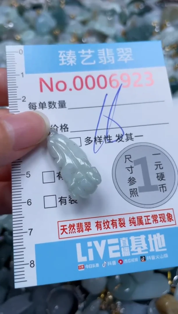 颈饰未镶嵌翡翠6923