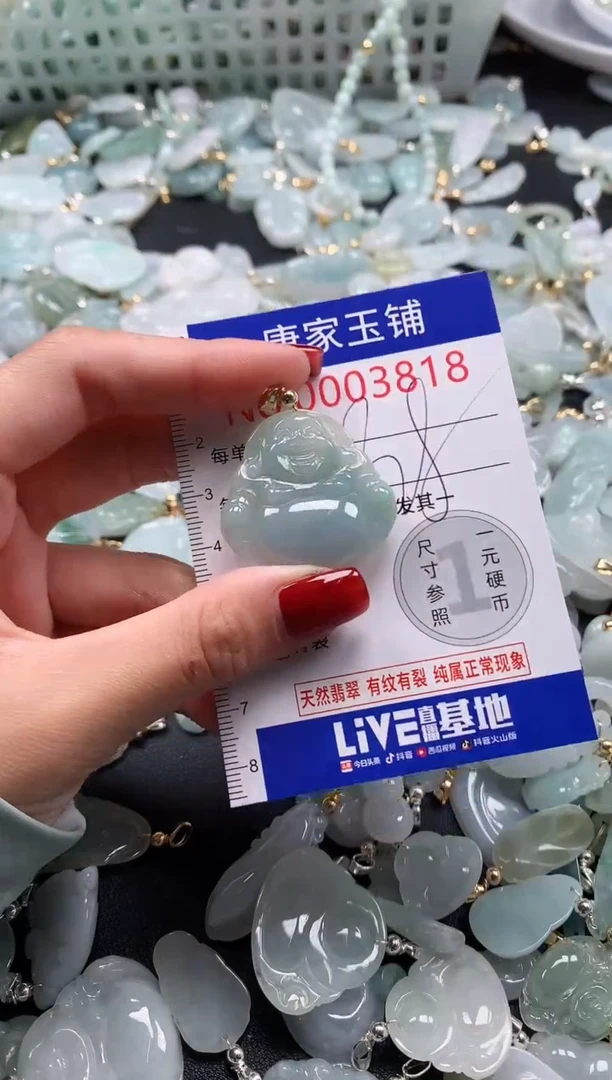 翡翠未镶嵌吊坠(不含链)3818