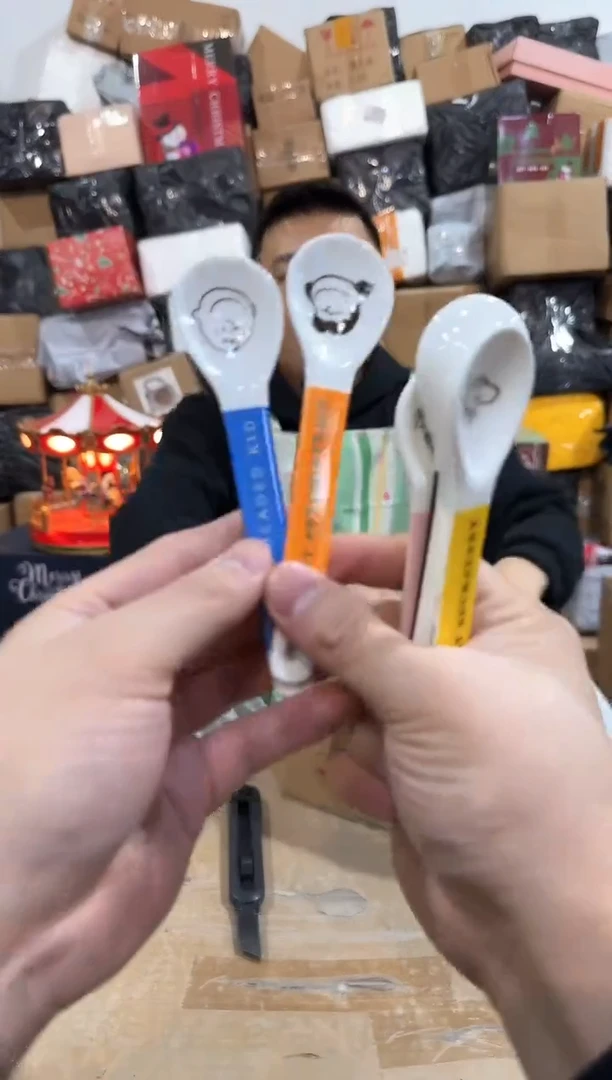 瓷片史努比小勺子5件套