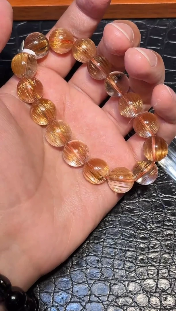 未镶嵌手链水晶发晶单圈A14（多样性发其一）