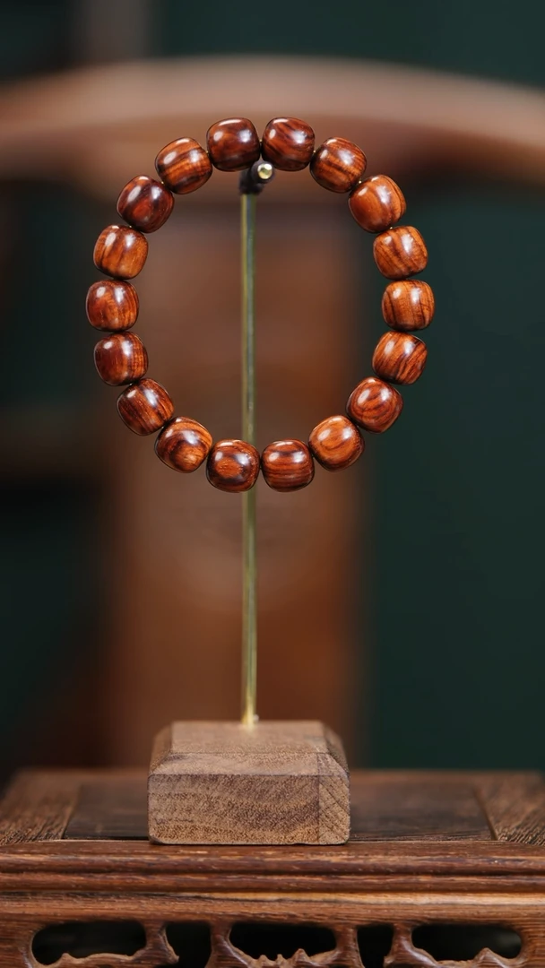 黄花梨/降香黄檀手串/手链完***活海南黄花梨手串1.2老型单圈