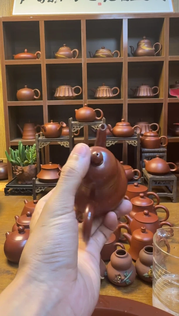 潮州朱泥手工壶思婷
