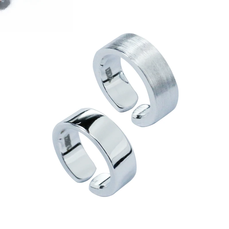 MOKI 925银耳饰 气质简约925纯银耳夹无耳洞耳骨夹耳饰潮男女