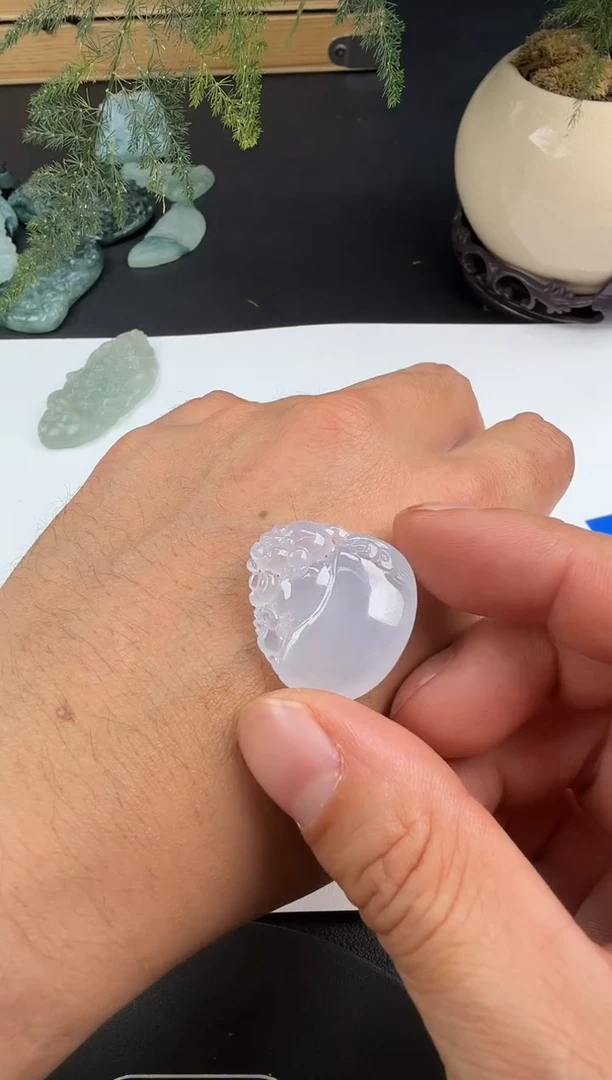 吊坠(不含链)未镶嵌翡翠翡翠饰品-287
