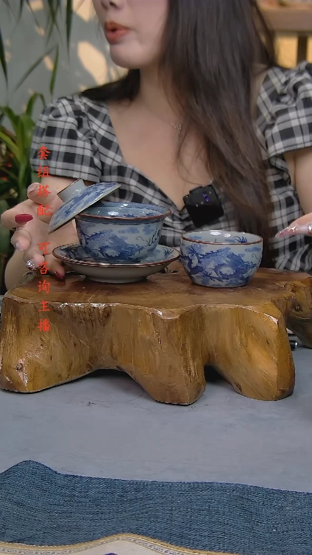 简装家用2款件套 老陶泥开片纹陶瓷茶具