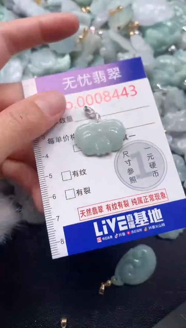 颈饰未镶嵌翡翠84431