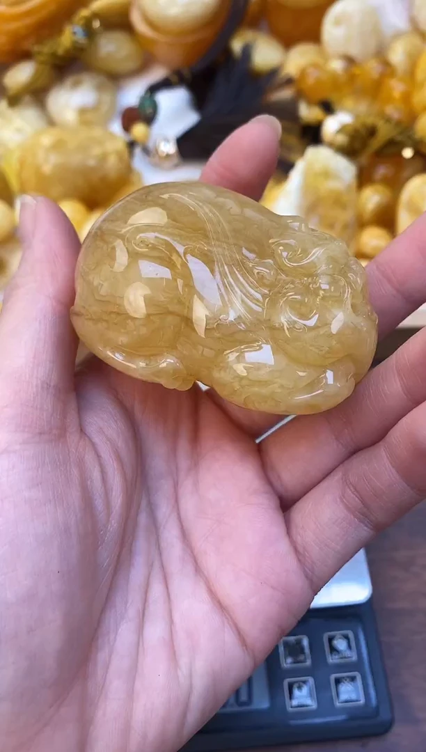 裸石琥珀未镶嵌天然琥珀蜜蜡