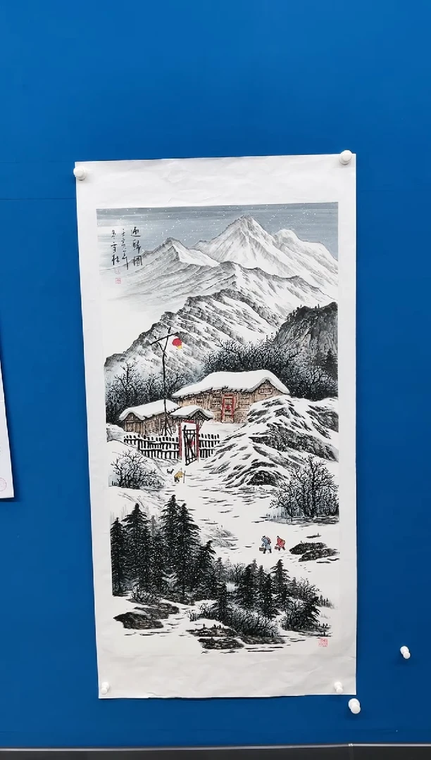 【闪购商品】国画张-四尺雪景/无框/L