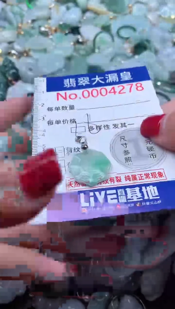 颈饰未镶嵌翡翠4278