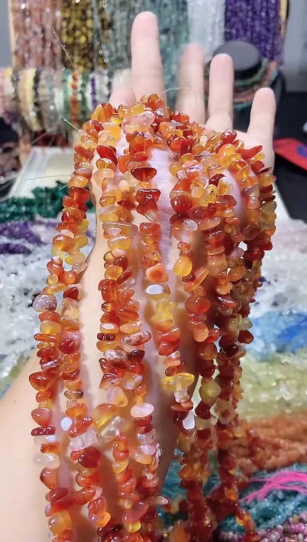 未镶嵌珠宝半成品水晶红玛