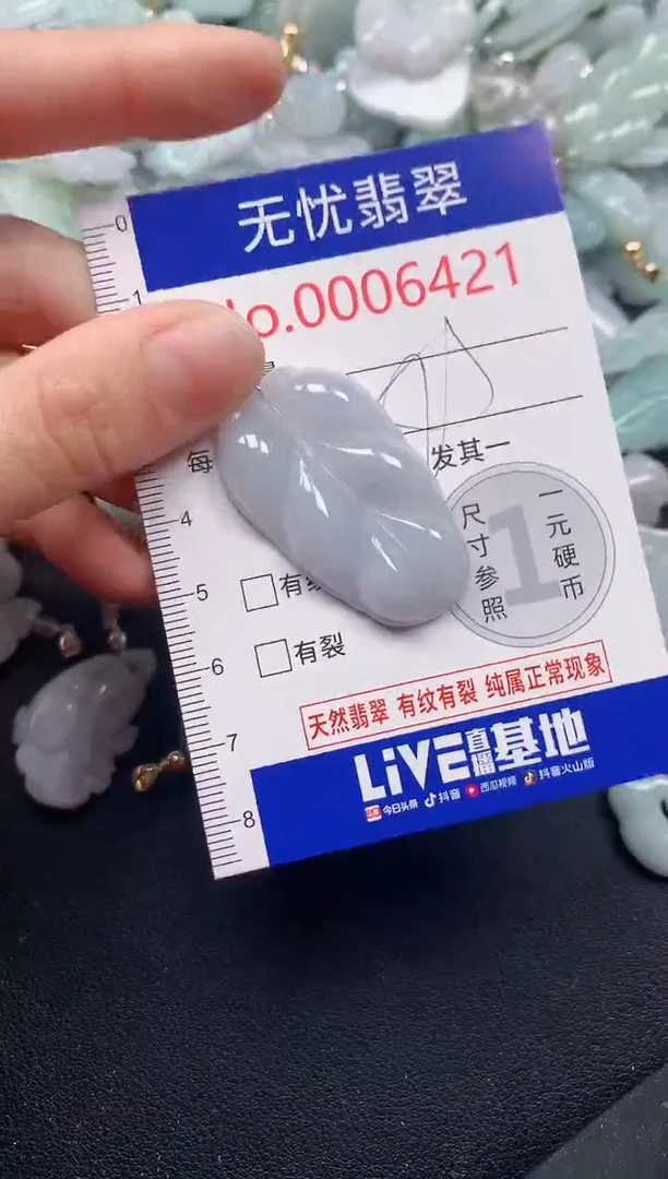 吊坠(不含链)未镶嵌翡翠6421
