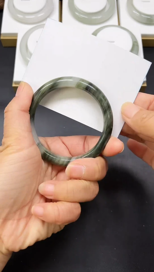 未镶嵌手镯石英质玉A7-55/56/57