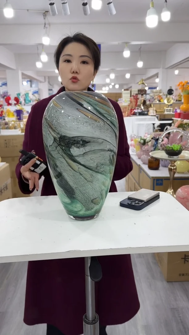 【闪购商品】琉璃泰轩花器J-晚31