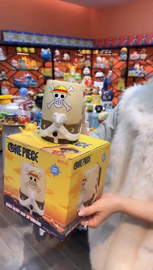 瓷片@@海贼王梅丽号陶瓷水杯