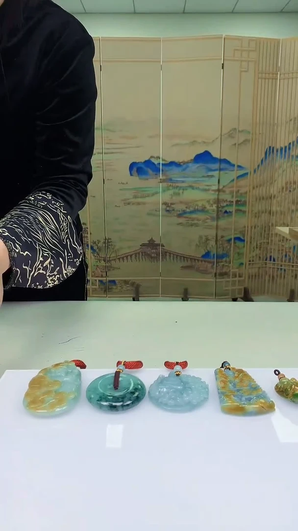 【闪购商品】定制翡翠未镶嵌4902ty-毛货挂件