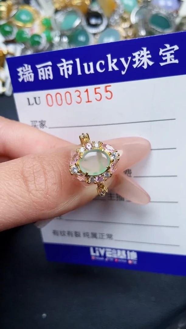 【闪购商品】翡翠颈饰银S925镶嵌3155