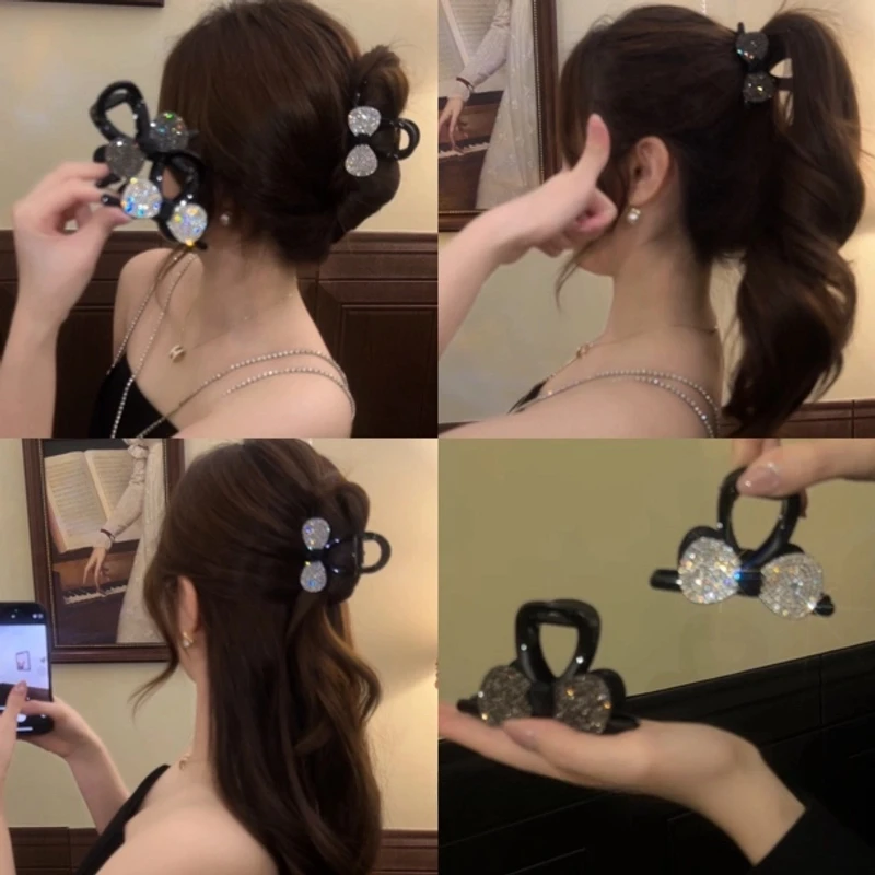 公主头抓夹气质小香风甜美小抓夹大容量头抓盘发抓韩式优雅