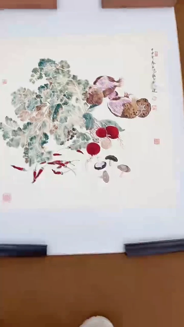 书法11-19-13贾老师4平尺国画作品