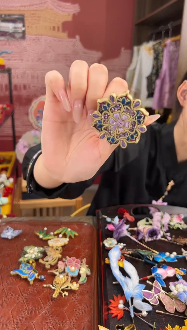 【闪购商品】刺绣苏绣世家非遗手工（胸针）