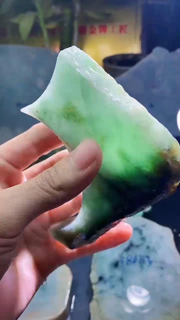 未镶嵌挂件翡翠小雨108