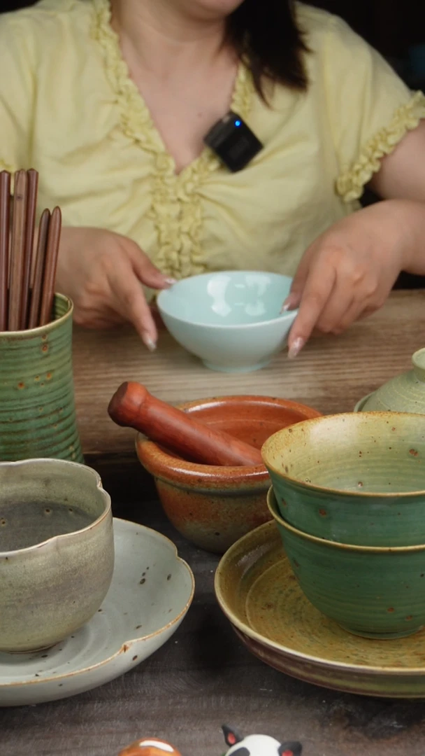 钛合金微瑕景德镇手工高温餐具