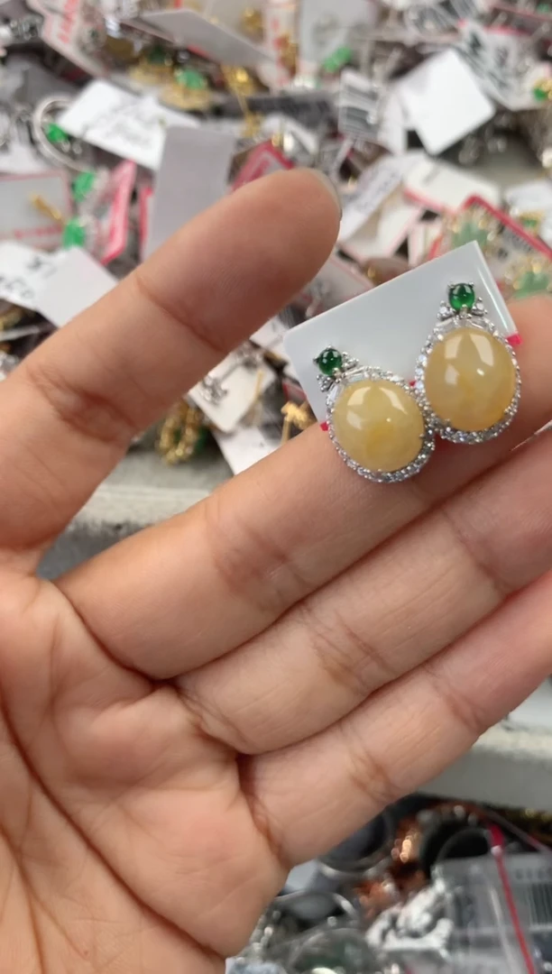 银S925镶嵌戒指翡翠777            2