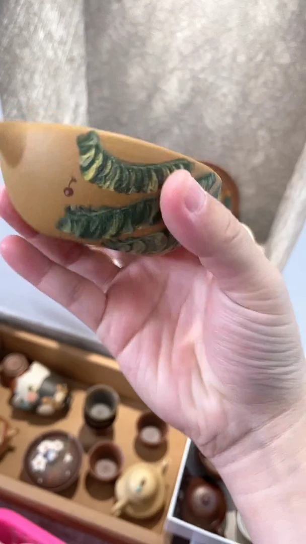 茶壶紫砂芭蕉杯杯