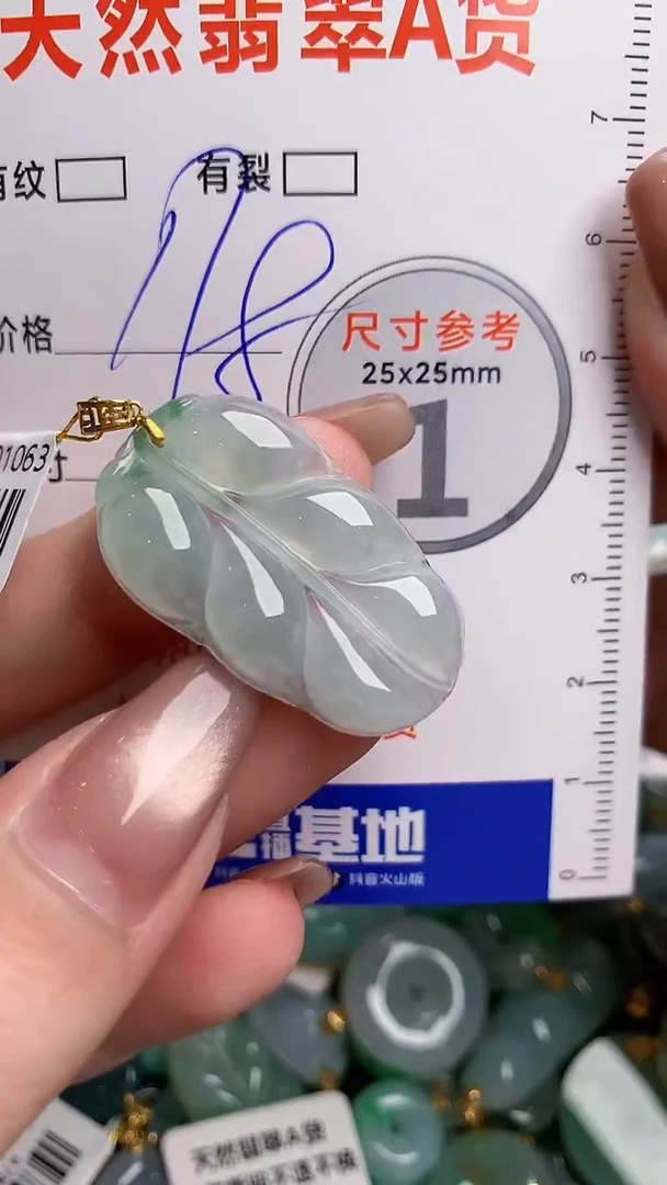 翡翠18K金镶嵌颈饰0566136934