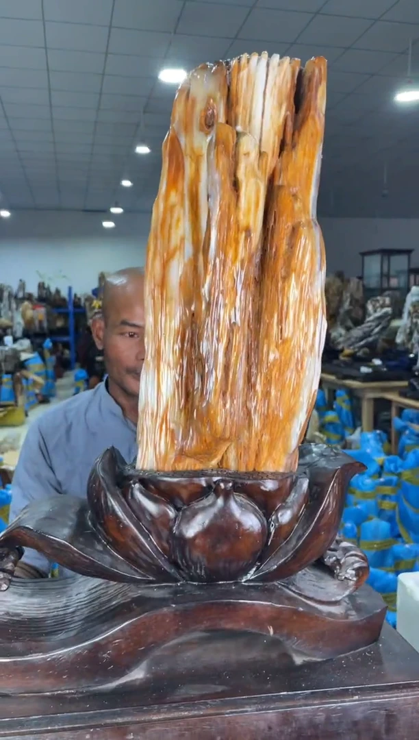 【闪购商品】硅化玉摆件未镶嵌99