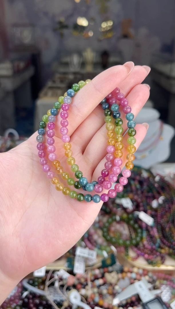 【闪购商品】碧玺/未镶嵌5mm+碧玺多圈多样性发货