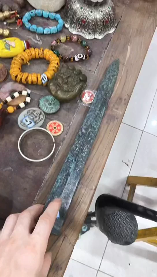 鸿兴工艺摆件把件016剑摆件