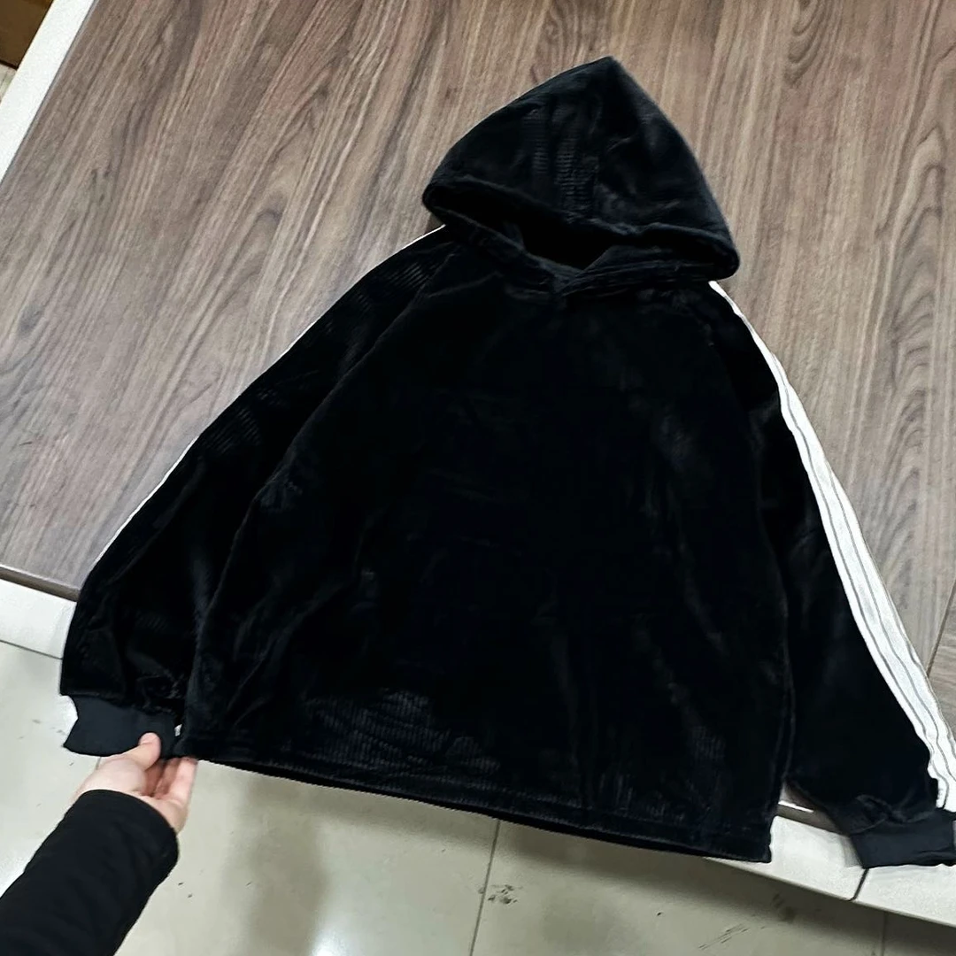 3601高端专享秋冬季加绒卫衣黑色