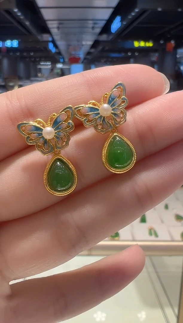 【闪购商品】和田玉耳饰未镶嵌38