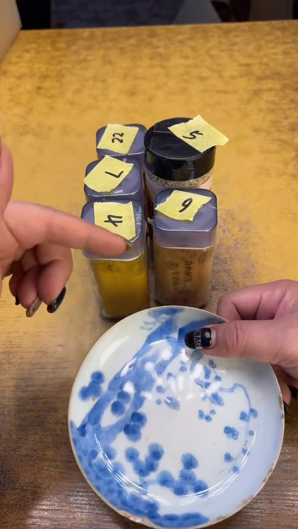 瓷器瓷器瑕疵破破3五件调味碗
