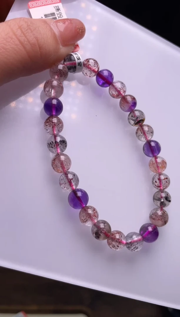 【闪购商品】水晶手链7.5±/873未镶嵌【】超七