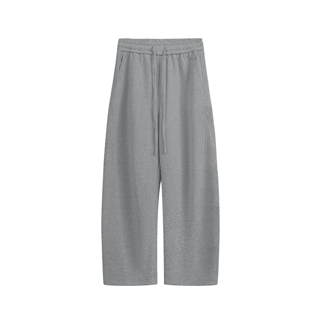 2025秋冬加厚立体剪裁简约宽松时尚减龄百搭长裤显瘦运动休闲卫裤