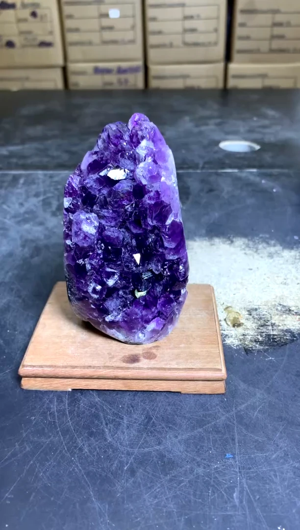 【闪购商品】水晶摆件未镶嵌天然紫水晶摆件374
