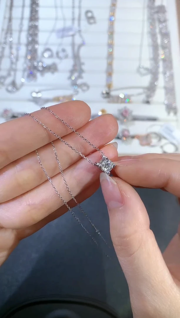 【闪购商品】钻石套链铂Pt950镶嵌S429|3980