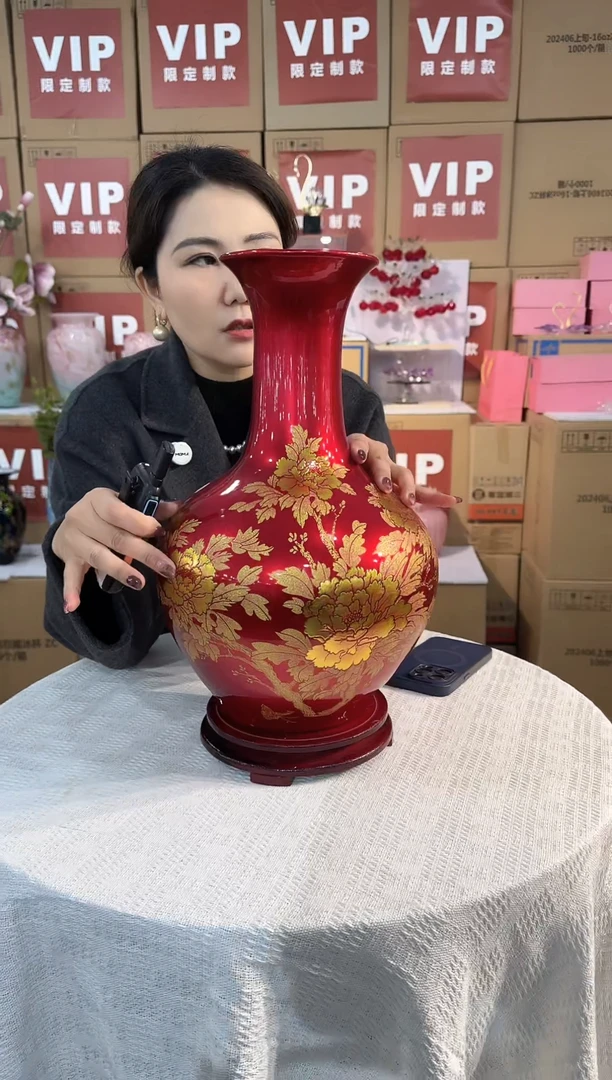 【闪购商品】琉璃泰疆花器S-53